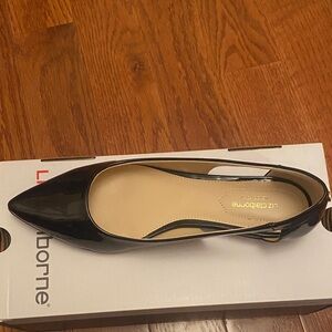 Liz Claiborne Black Patent Flats